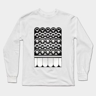 Vintage decorative art 19th century 19th geometrized Long Sleeve T-Shirt